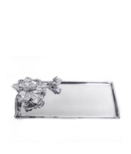 Designs Aluminum Magnolia Oblong Tray