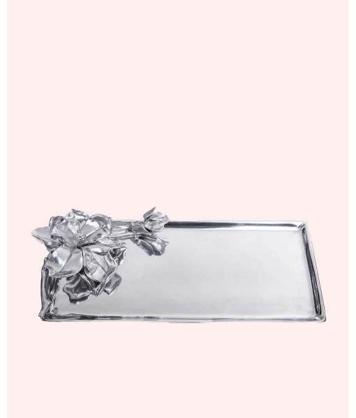 Designs Aluminum Magnolia Oblong Tray