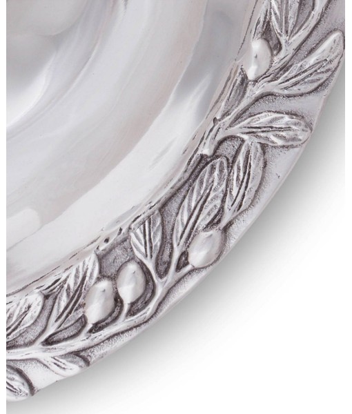 Sand-Cast Olive Pattern Aluminum Large Chip and Dip Tray