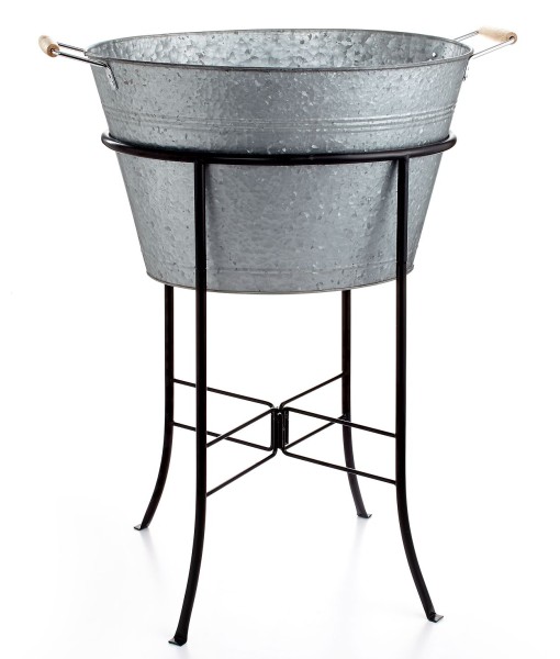 Masonware Galvanized Tin Party Tub with Stand