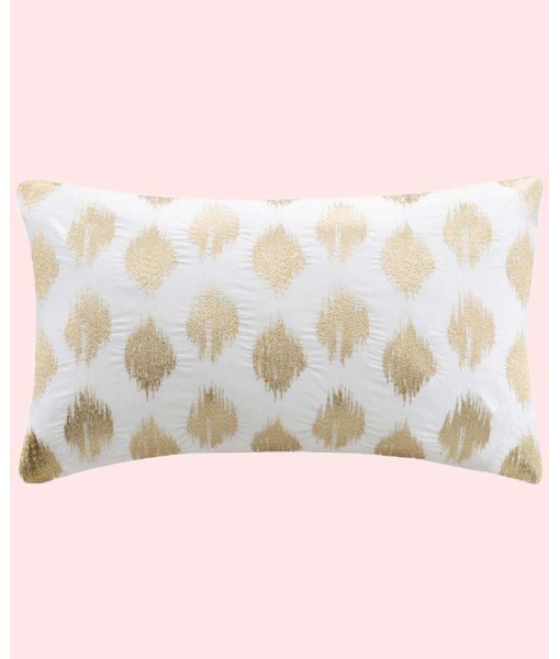 Nadia Dot-Embroidered Decorative Pillow  12