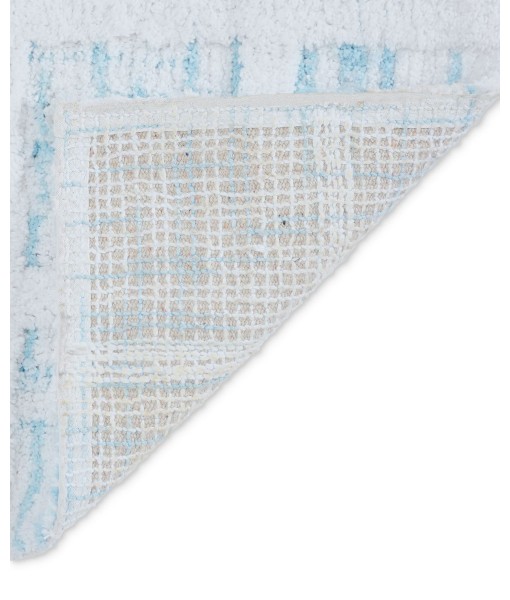 Windowpane Cotton Bath Rug  20