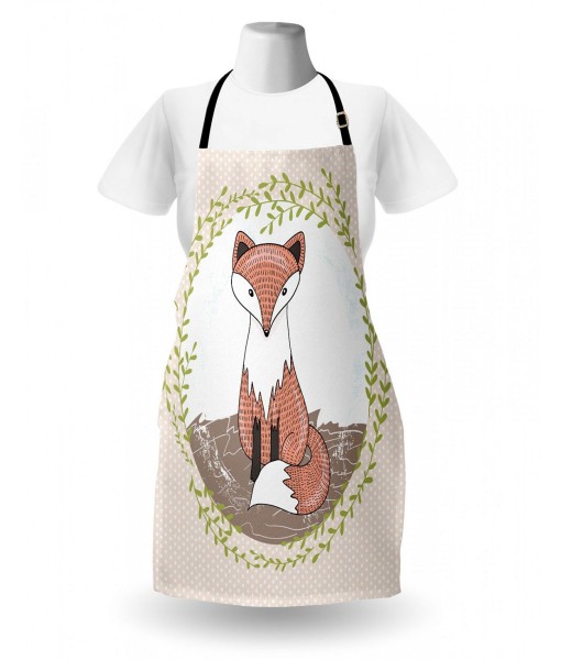 Fox-themed Culinary Apron